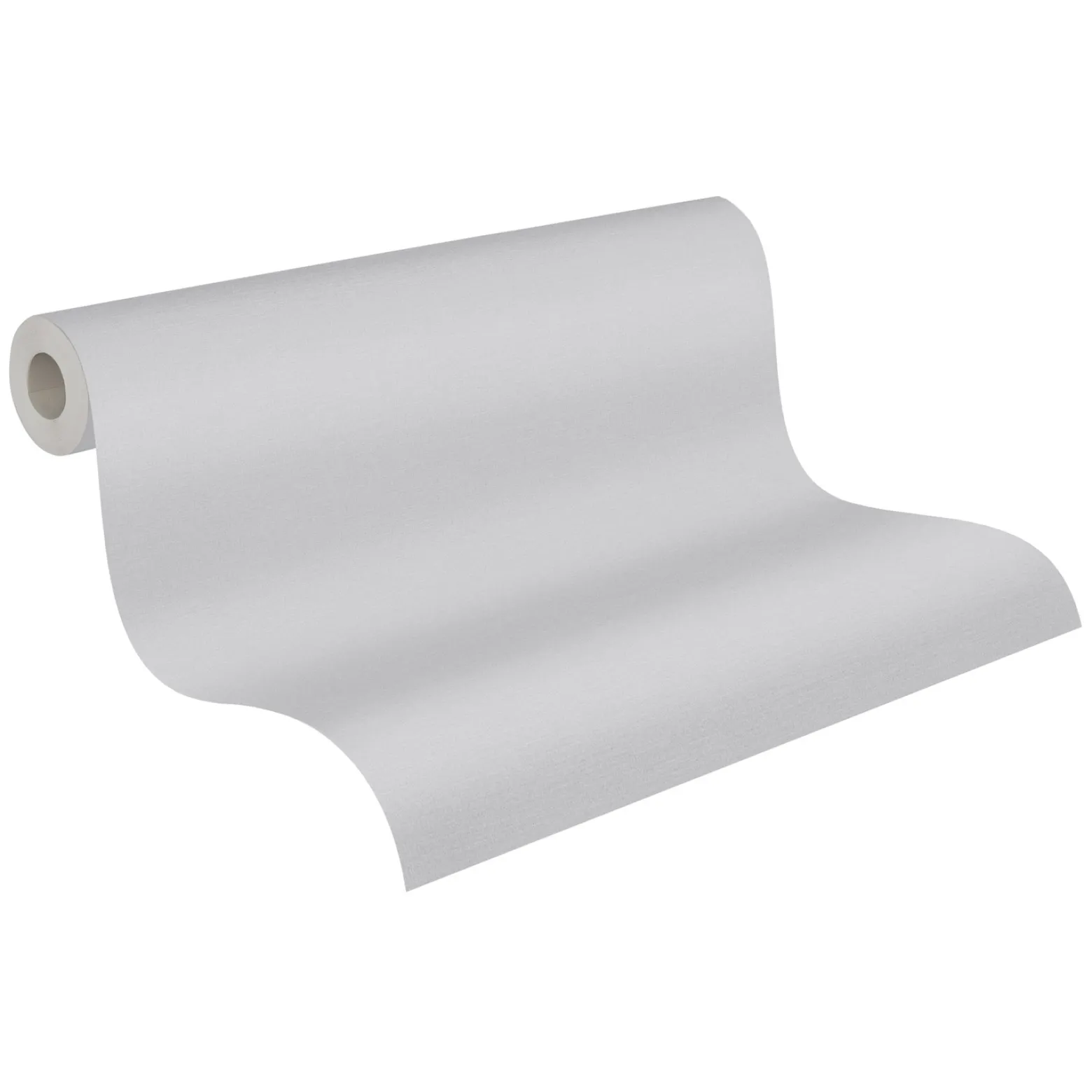 Vliestapete Textil Optik Uni Struktur Hellgrau 38903-2