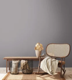 Vliestapete Textil Optik Uni Struktur Grau Taupe 38903-7