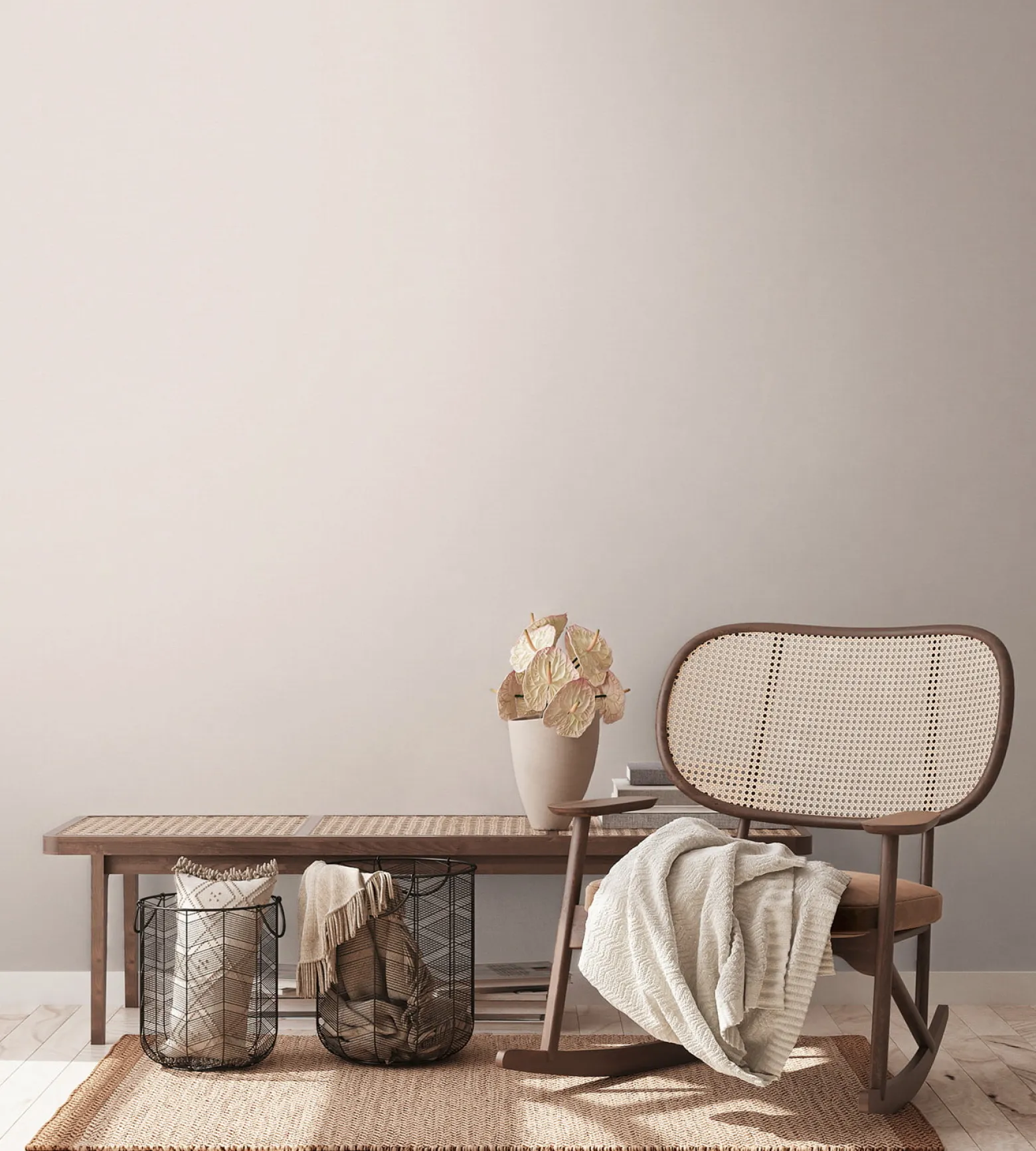 Vliestapete Textil Optik Uni Struktur Creme Beige 38904-3