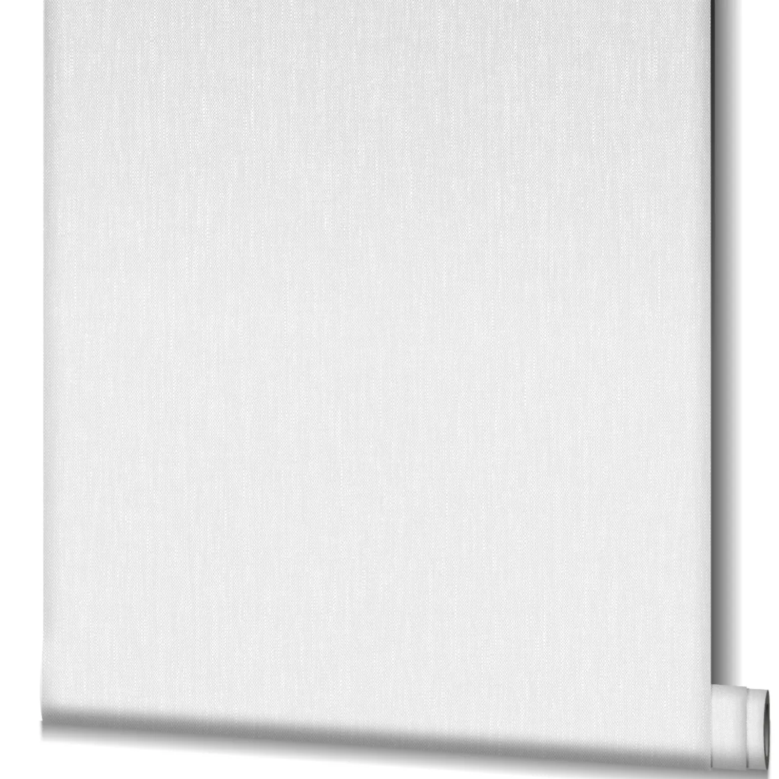 Vliestapete Textil Optik Uni Modern Grau Weiß 47610