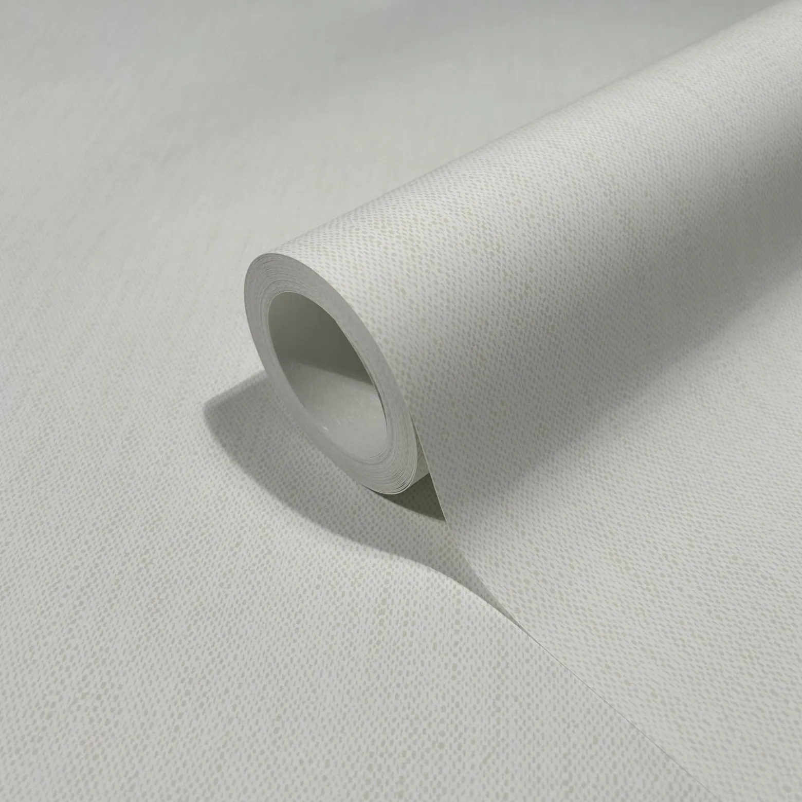 Vliestapete Textil Optik Uni Modern Weiß Hellgrün 47612