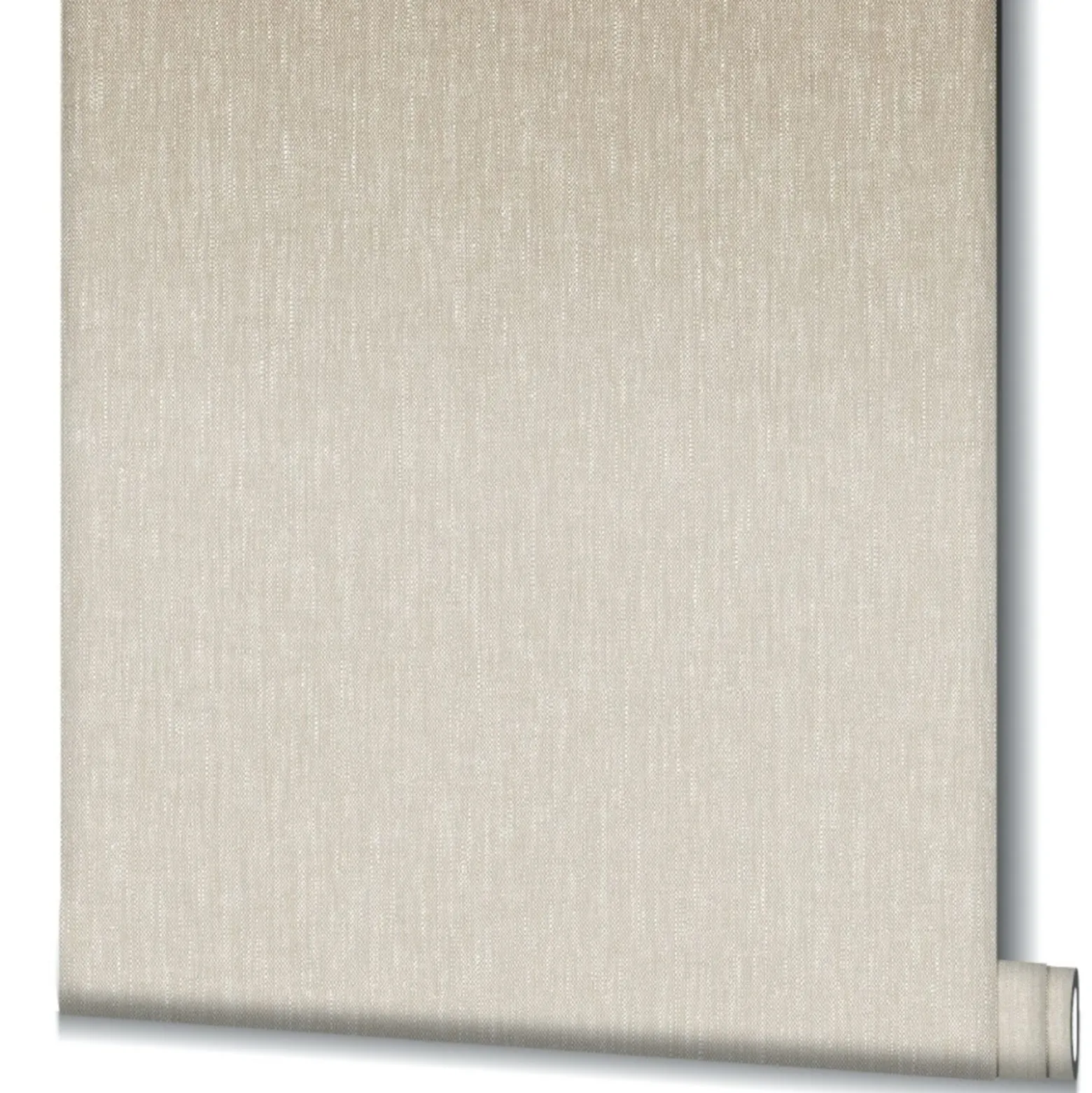 Vliestapete Textil Optik Uni Modern Beige Weiß 47613