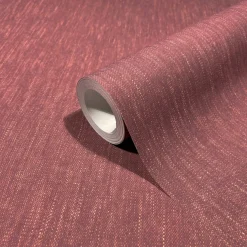 Vliestapete Textil Optik Uni Modern Dunkelrot 47617