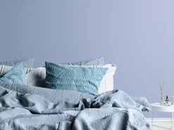 Vliestapete Textil Optik Uni Struktur Blau Lila 38903-5