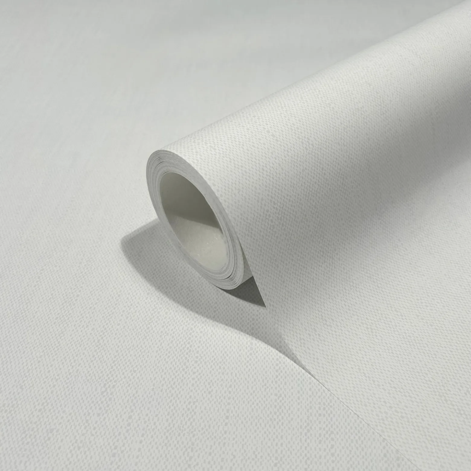 Vliestapete Textil Optik Uni Modern Weiß Grau 47611