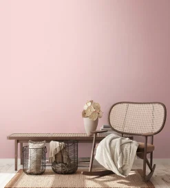 Vliestapete Textil Optik Uni Struktur Rosa Hell 38904-1