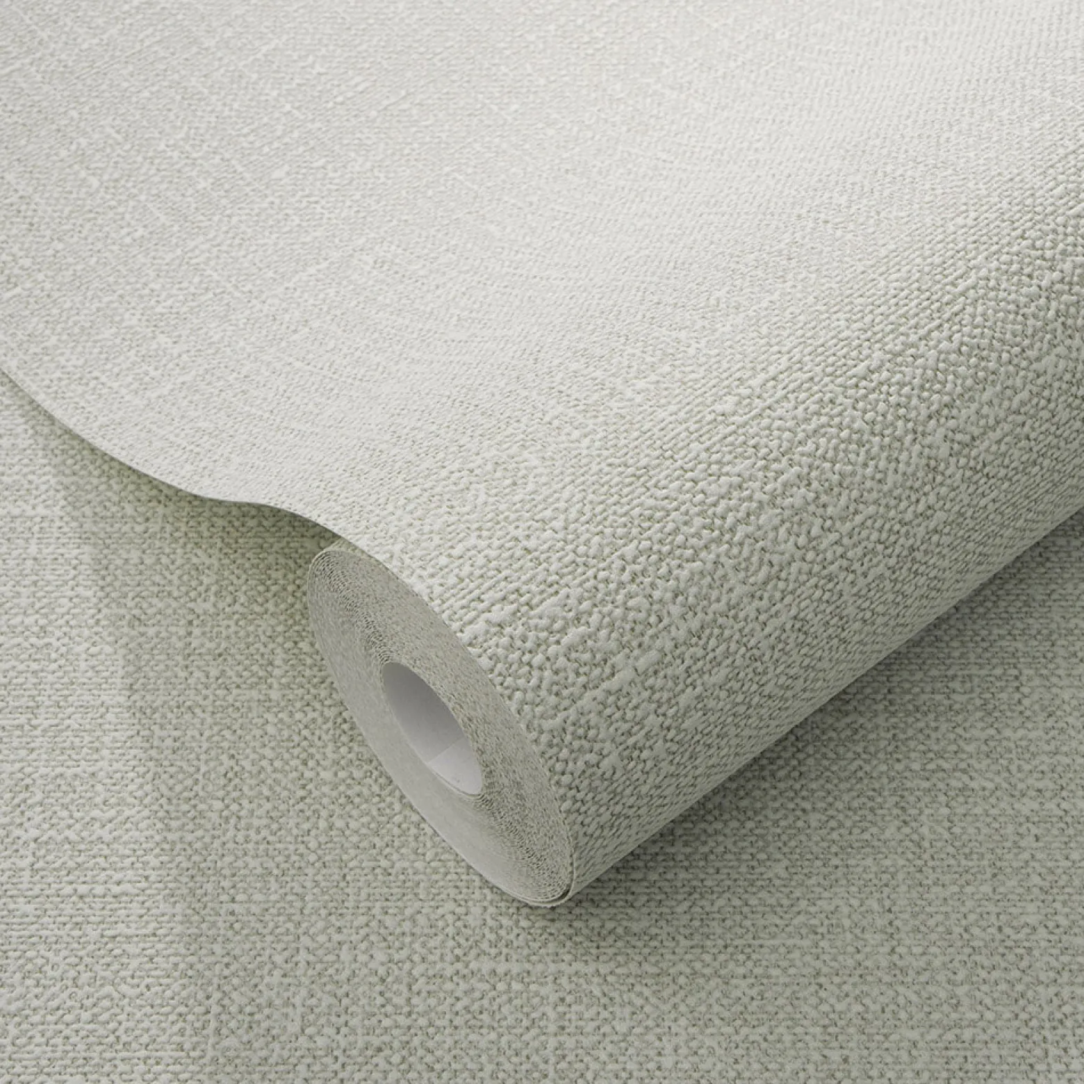Vliestapete Textiloptik Uni Grün Creme 10463-24