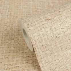 Vliestapete Textil Sisal Optik Beige Creme 79112-6