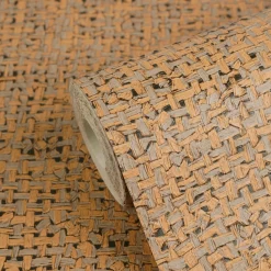 Vliestapete Textil Sisal Optik Beige Grau 79112-1