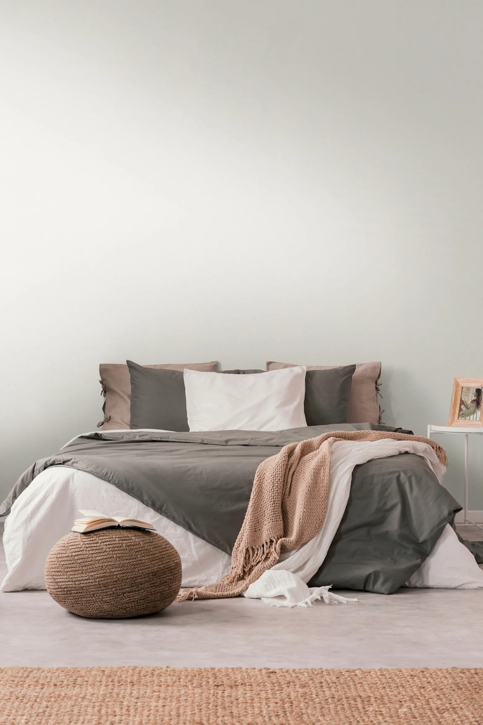 Vliestapete Textil Struktur Einfarbig Creme Weiß 39655-3