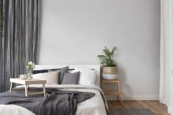 Vliestapete Textil Struktur weiß grau 38528-4