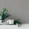 Vliestapete Textil Struktur grau-braun 38528-6