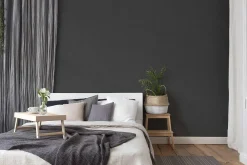 Vliestapete Textil Struktur schwarz 38529-3