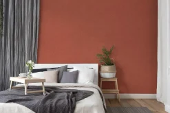 Vliestapete Textil Struktur rot schwarz 38529-1
