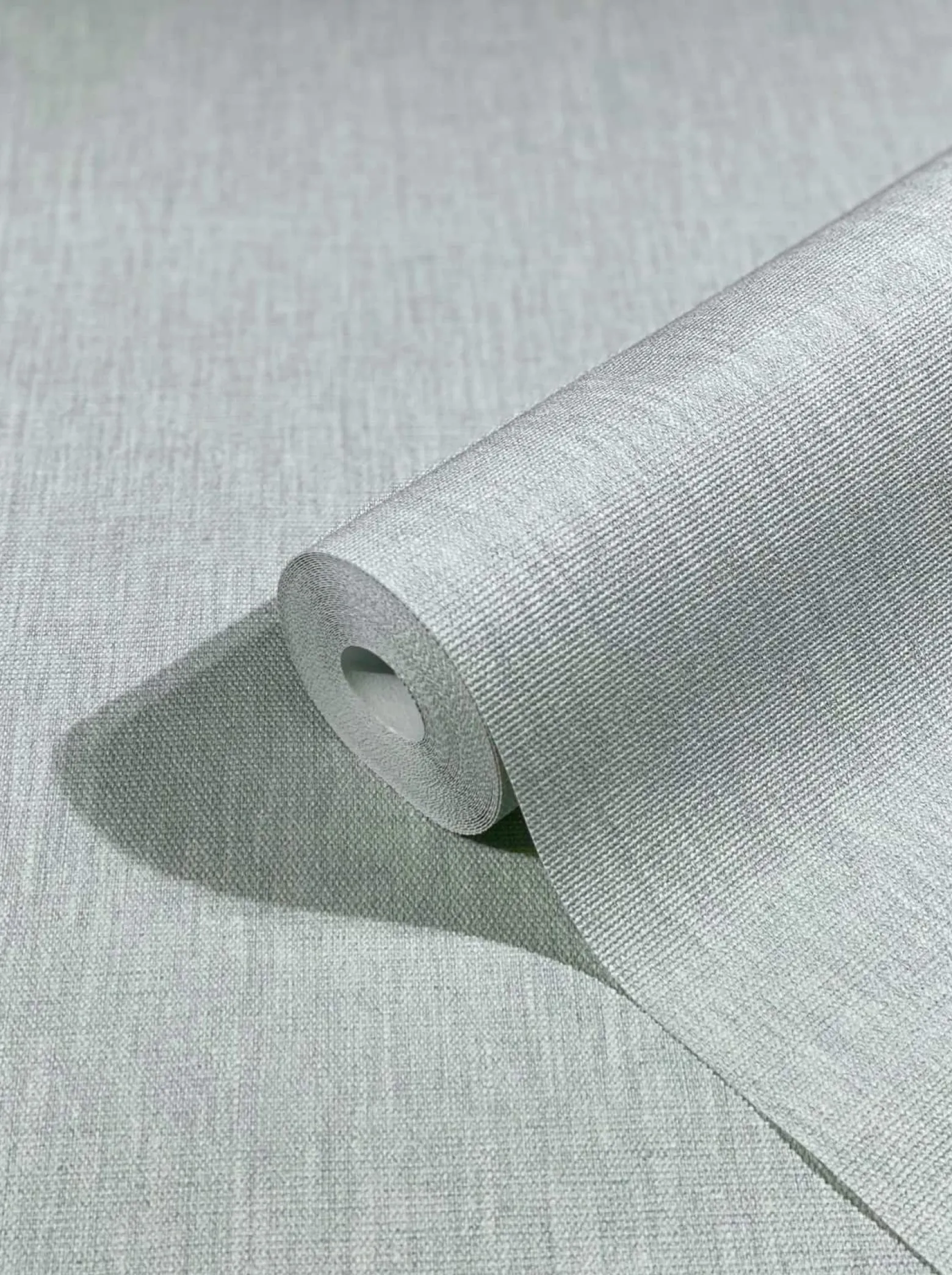 Vliestapete Textil Struktur Uni weiß-blau 33326