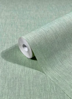 Vliestapete Textil Struktur Uni hellgrün 33331