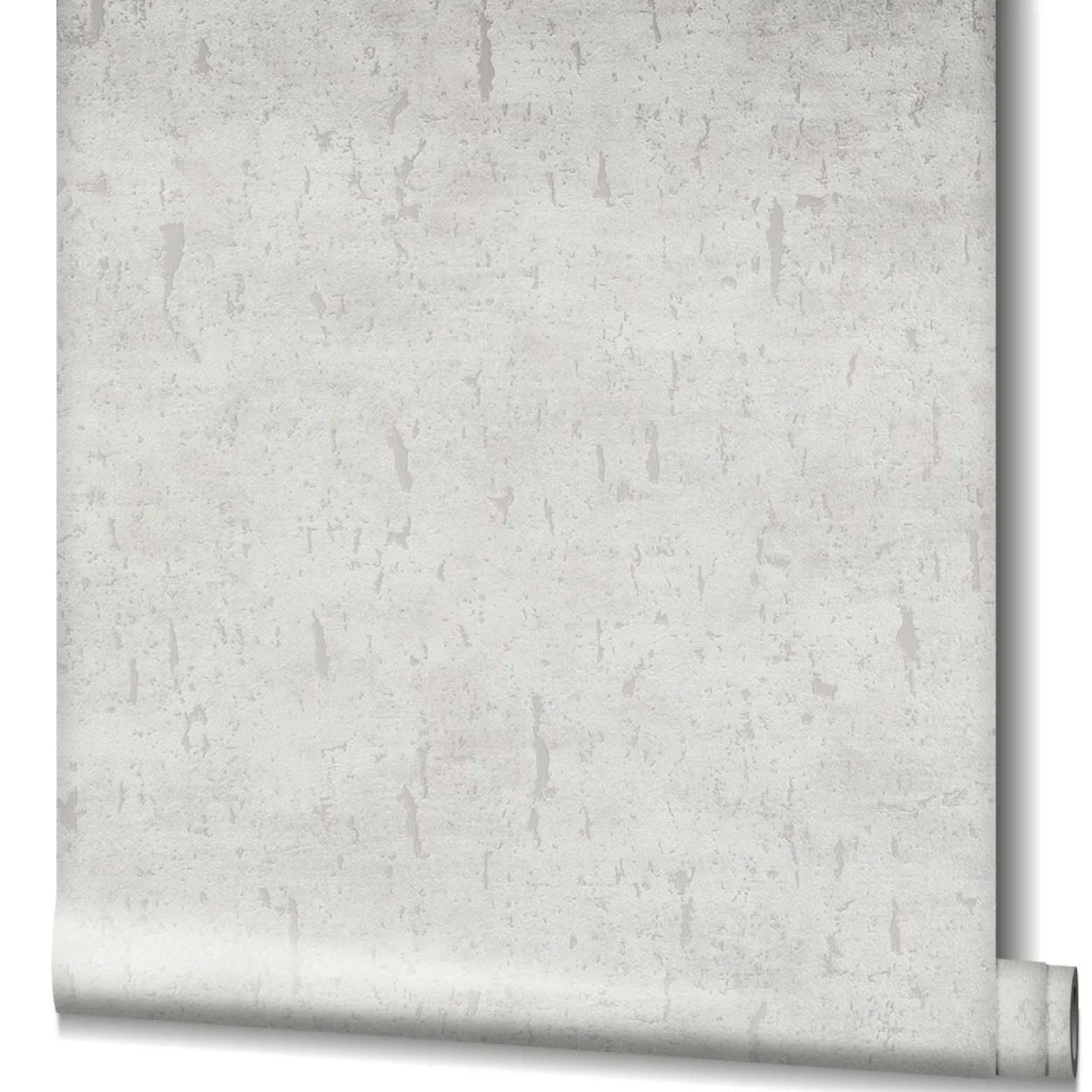 Vliestapete Texturiert Meliert weiß Metallic 85764