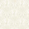 Vliestapete Tiere Floral Weiß Beige Gold Metallic JS3303
