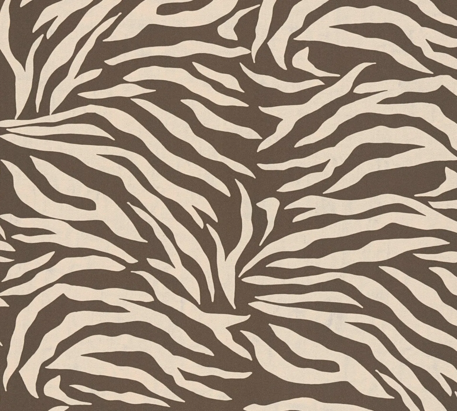 Vliestapete Tierfell Zebra Braun Creme 78217-2