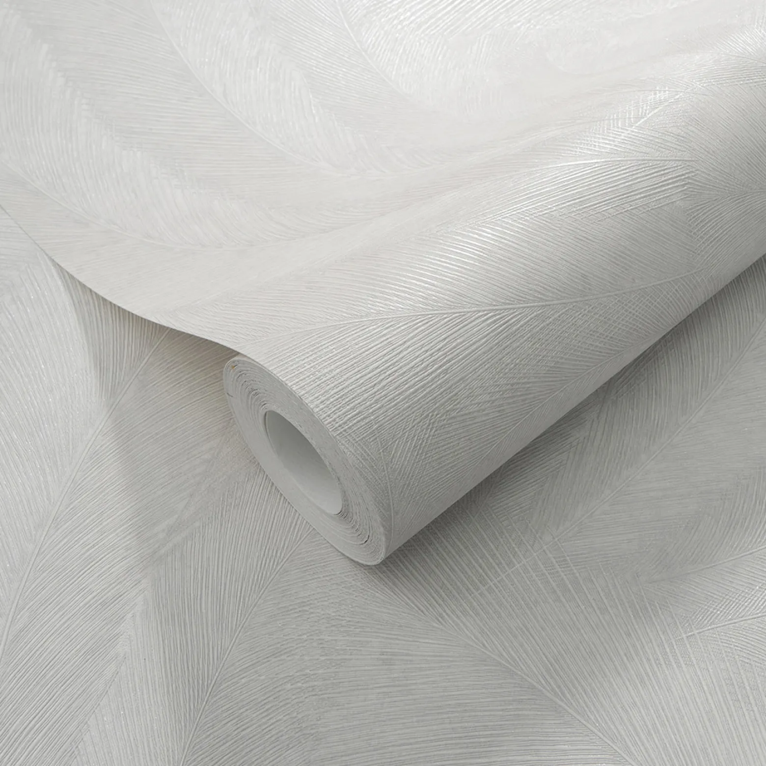 Vliestapete Tropen Blätter Creme Silber Metallic 10476-31