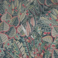 Vliestapete Tropisch Floral Blau Grün Rot 39653-2