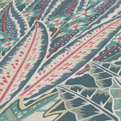 Vliestapete Tropisch Floral Blau Grün Rot 39653-2