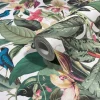 Vliestapete Tropisch Floral Weiß Grün Rosa 81686