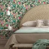 Vliestapete Tropisch Floral Dschungel Grün Rosa 81684