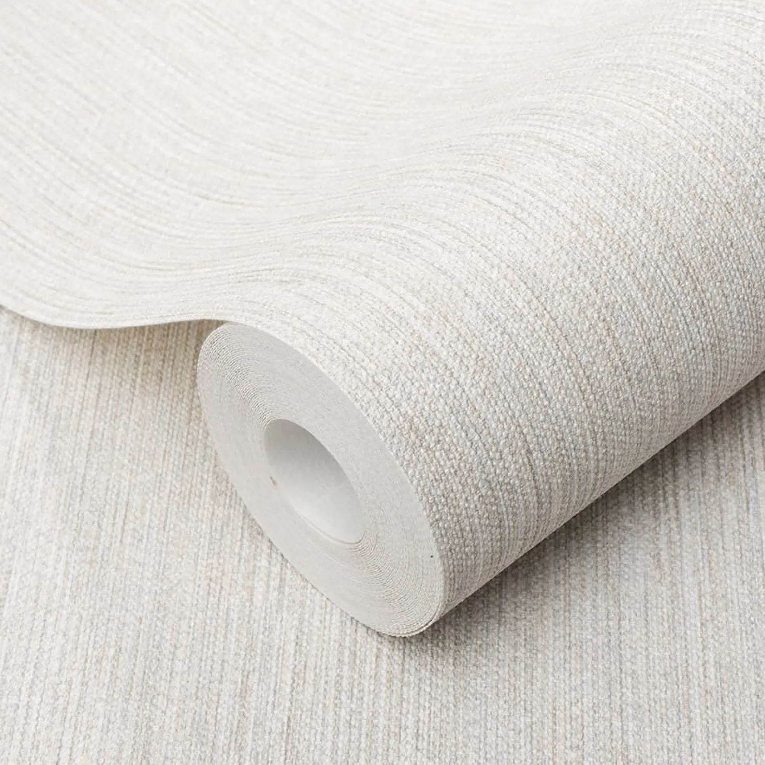 Vliestapete Uni Abstrakt Streifen Beige Grau 10559-37