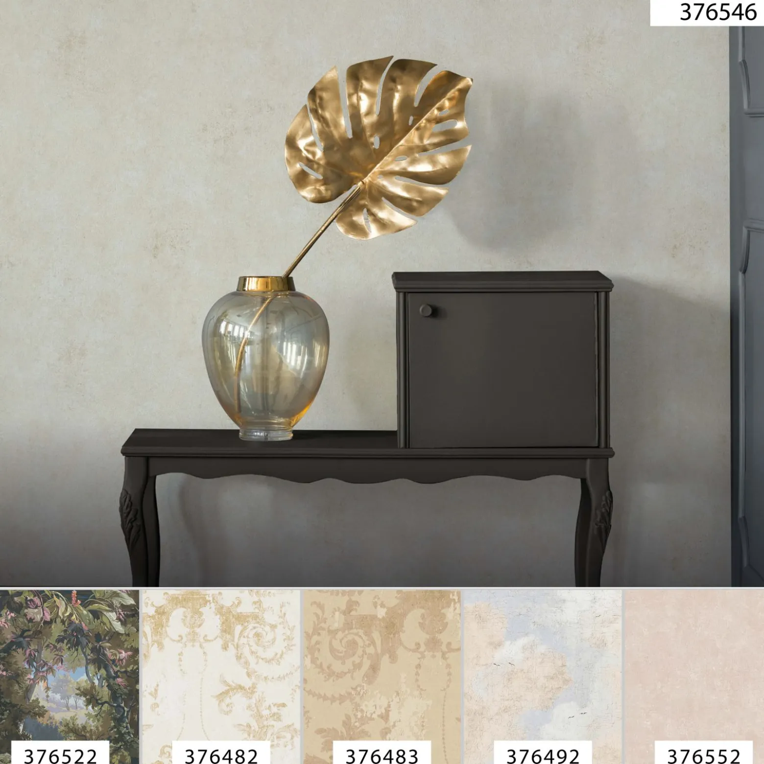 Vliestapete Uni creme 37654-6