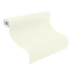 Vliestapete Uni creme 424034