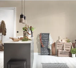 Vliestapete Uni creme beige AS Creation 2117-67