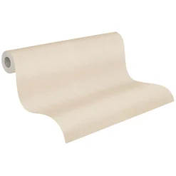 Vliestapete Uni creme beige AS Creation 2117-67
