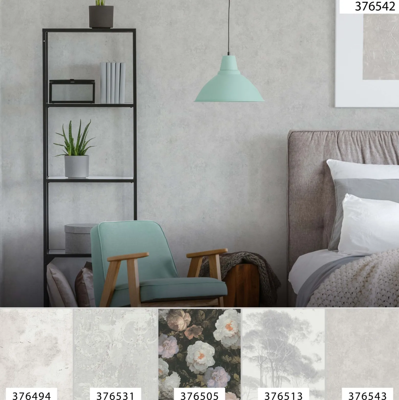 Vliestapete Uni creme-grau 37654-2