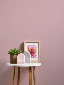 Vliestapete Uni-Design Einfarbig rosé 38366-2