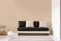 Vliestapete Uni-Design Einfarbig creme-beige 38372-3