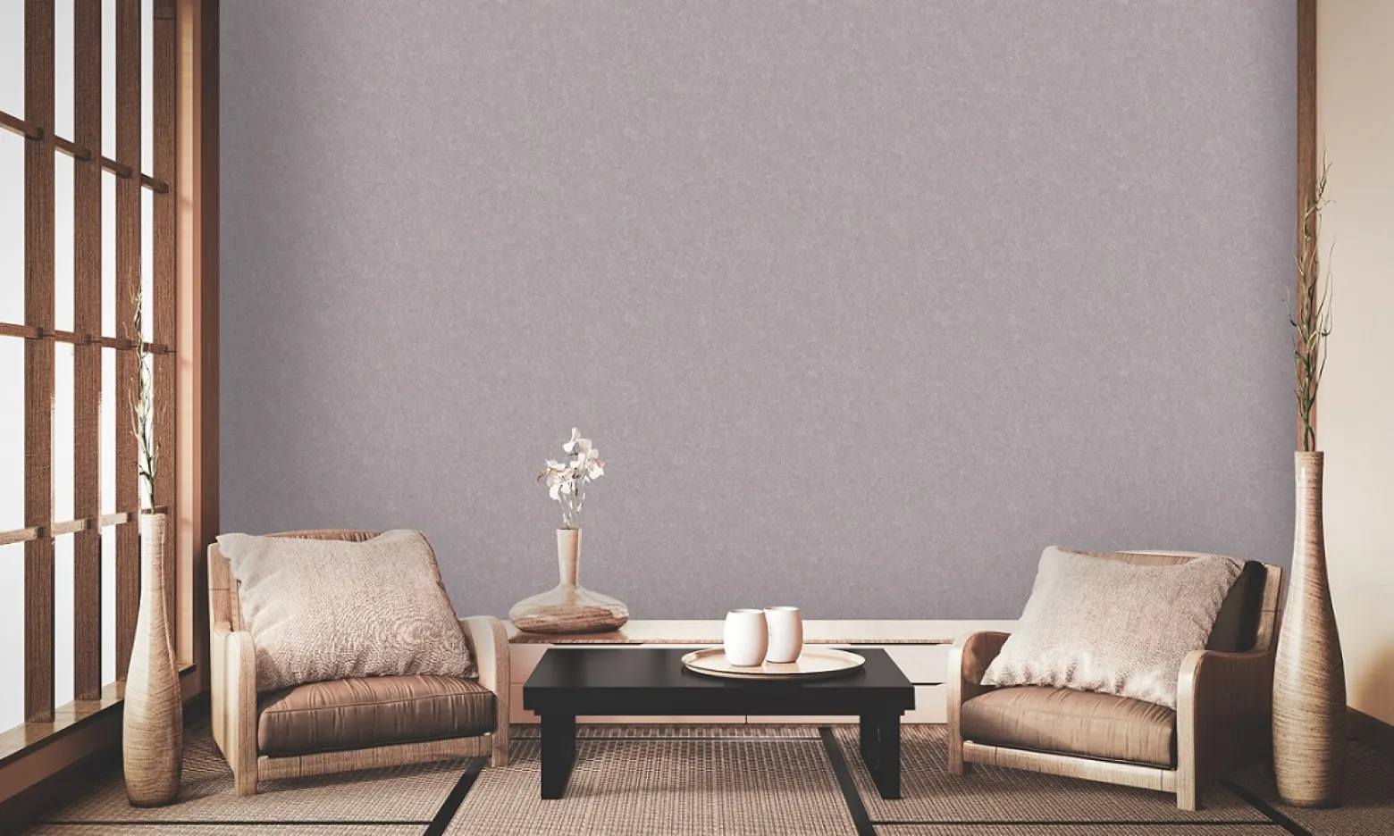 Vliestapete Uni Design grau Livingwalls 37913-2