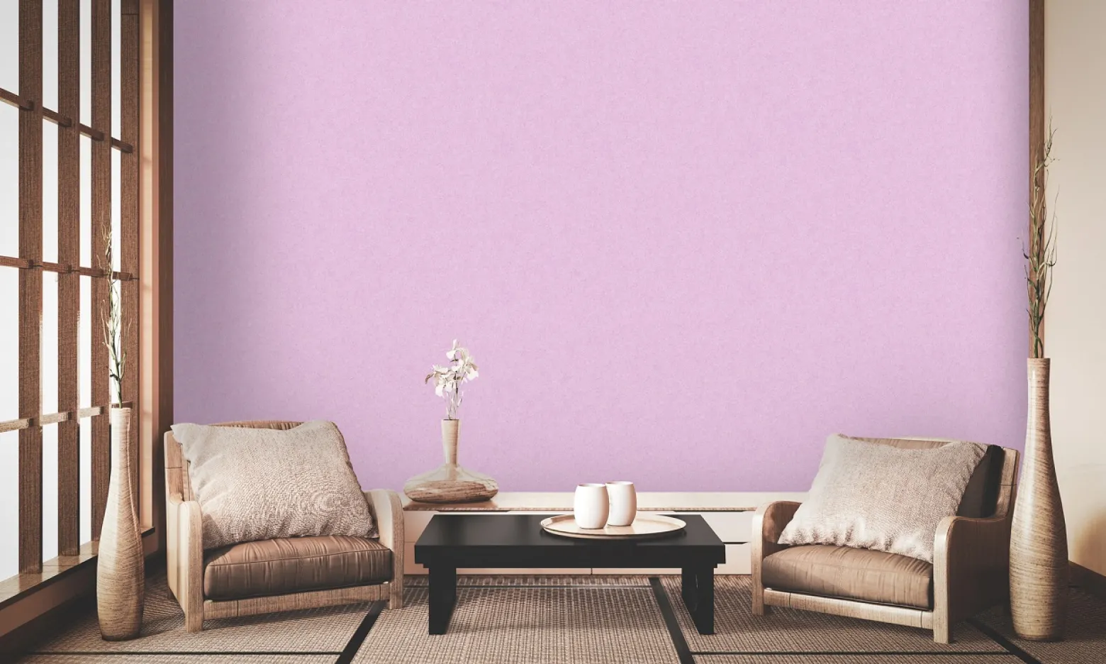 Vliestapete Uni Design rosa Livingwalls 37913-4
