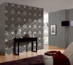 Vliestapete Uni grau Elegance AS Creation 93676-4