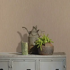 Vliestapete Uni Holzoptik Struktur Braun Beige 35362