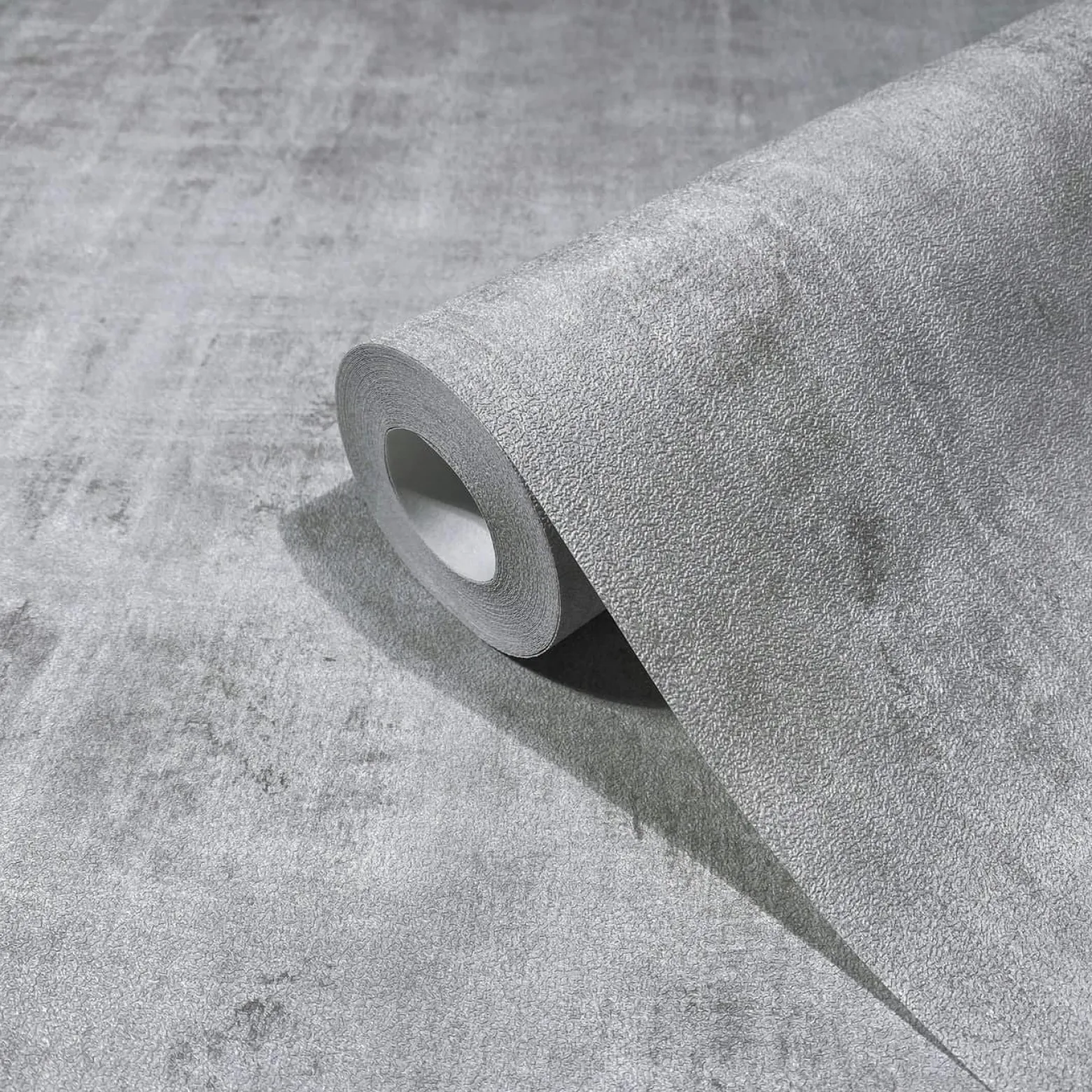 Vliestapete Uni Industrial Betonoptik Grau 81612