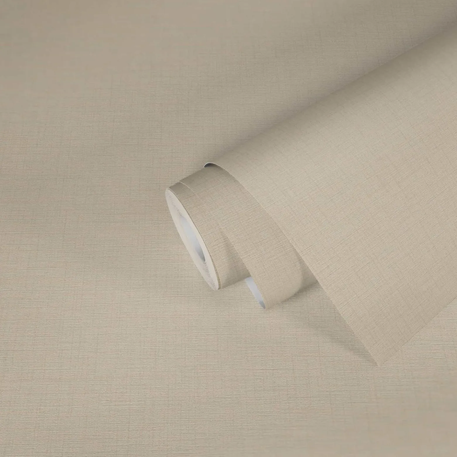 Vliestapete Uni Leinen creme-beige 38712-3