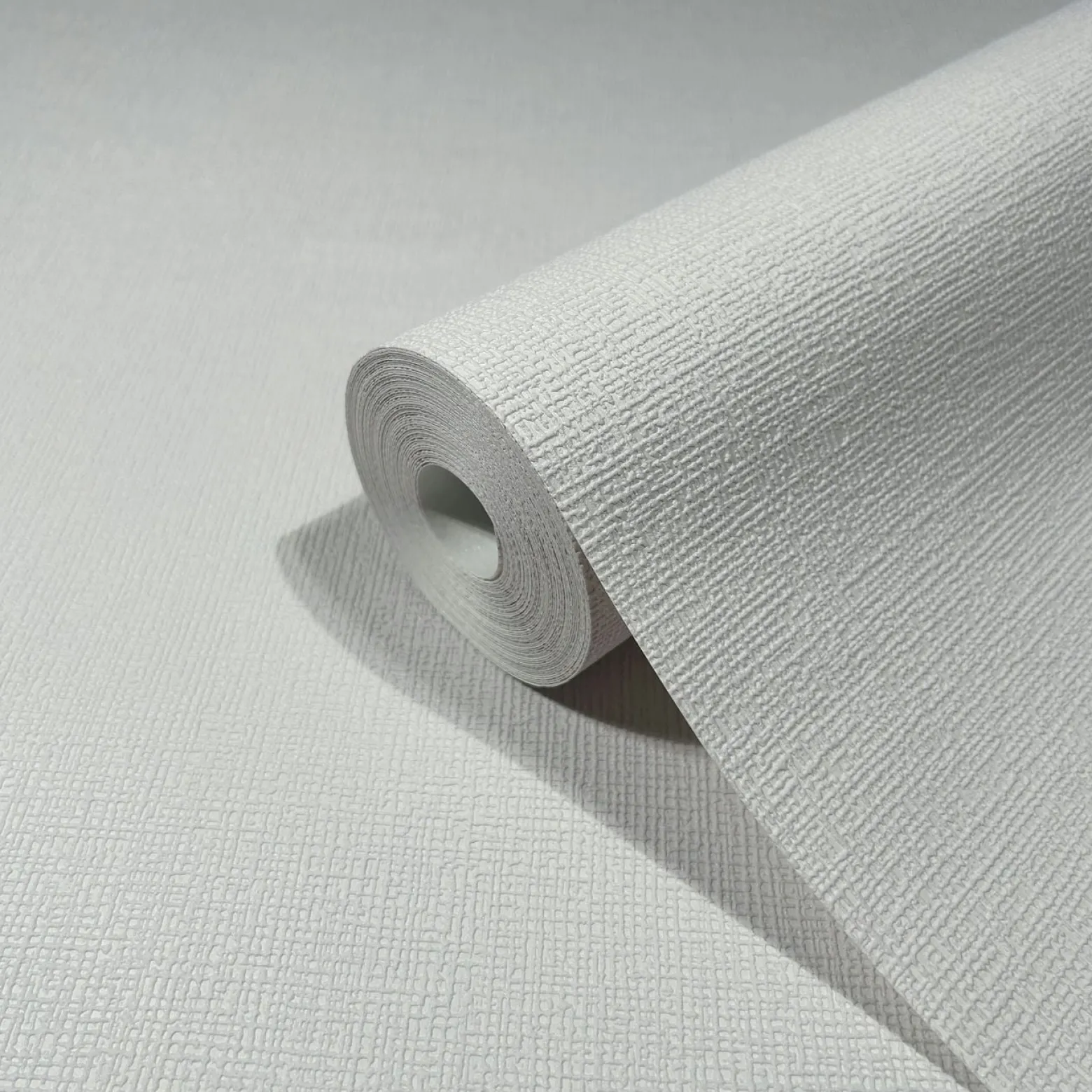 Vliestapete Uni Leinen Struktur Creme Beige 82415