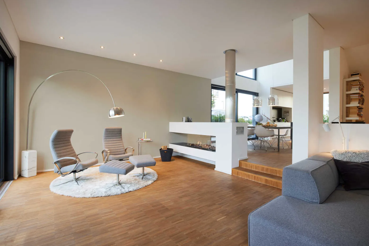 Vliestapete Uni Leinen taupe 38712-6