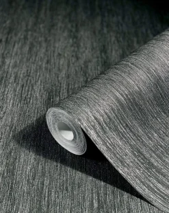 Vliestapete Uni Meliert Anthrazit Metallic 85762