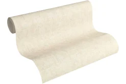 Vliestapete Uni meliert beige grau leichter Glanz 32261-8