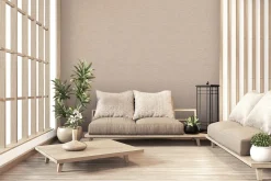 Vliestapete Uni Meliert beige gold Metallic 37857-3