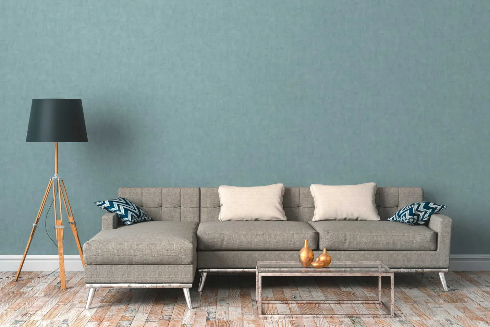 Vliestapete Uni Meliert blau AS Creation 38024-3