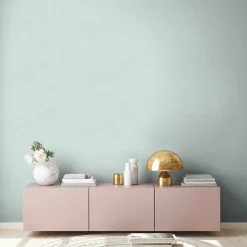 Vliestapete Uni meliert blau grün beige 37430-2