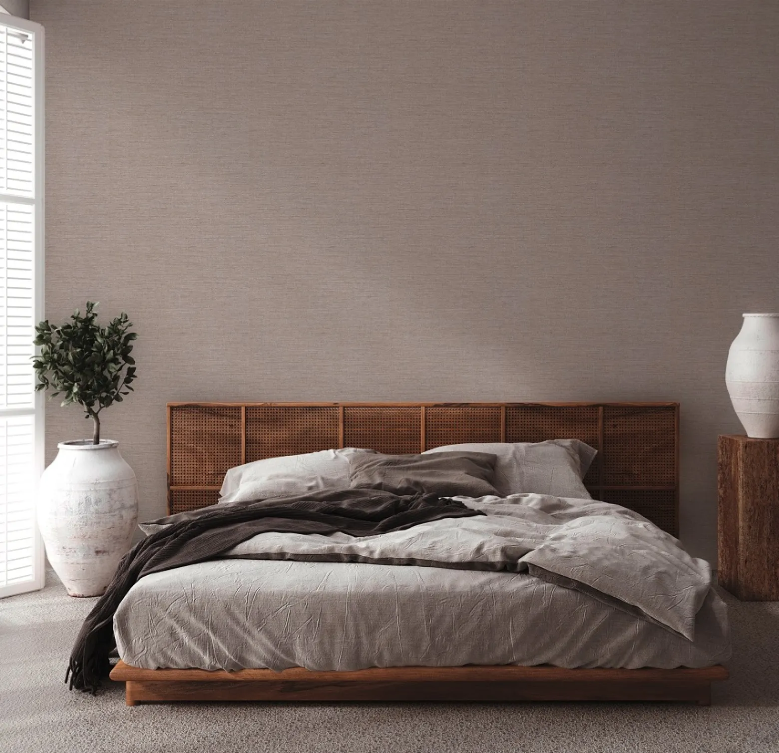 Vliestapete Uni Meliert braun gold Metallic 37857-5